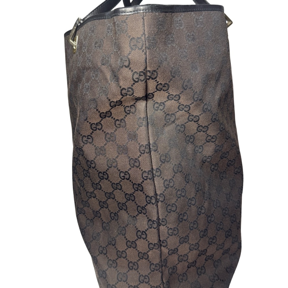 Gucci Black and Brown Patterned Tote - Picture 2 of 15